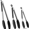 BBQ BBQ Grilling Tongs Kitchen Cooking Salad Bread Serving Tong Non-Stick Clip Clamp Stainless Steel Tools Accessories