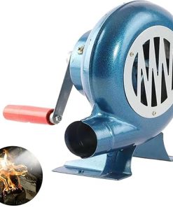 Manual Iron Gear BBQ Blower - BBQ Fan Air Blower, Fast Fire Starter Portable Mini Manual Hand Crank, for Outdoor Picnic Camping Cooking Barbecue Charcoal Grills Stove Accessories ( Size : 300W )