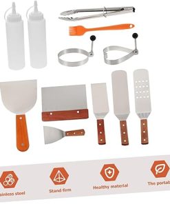 1Set BBQ Tools Portable Outdoor Barbecue Accessories for Grilling for Camping Parties and Gatherings Durable and Safe Grilling Utensils 2