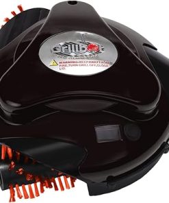 Grillbot Automatic Grill Cleaning Robot with Nylon Brushes, BBQ Grill Cleaner, Grill Brush, Grill Scraper, BBQ Accessories (Black Grillbot)