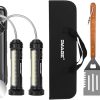 homenote Griddle Accessories Kit (Black+Red), Exclusive Griddle Tools Spatulas Set for Blackstone – 8 Pcs Commercial Grade Flat Top Grill Accessories – Great for Outdoor BBQ, Teppanyaki and Camping 3