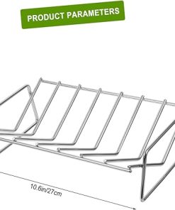 Dual-Side Rib Rack for Barbecue Outdoor Grill Tool Charcoal Grill Accessory 2