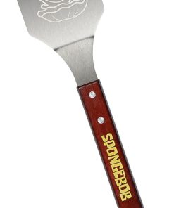 Spongebob Squarepants Apron Grill Set | The Krusty Krab Apron and Spatula Set | Krabby Patty Metal Spatula Grilling Set 2