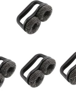 Toyvian Multi Functional Grill Brush for Outdoor Grills Compact BBQ Cleaning Tool with Bristles for Easy Scraping and Cleaning Portable and Lightweight for Effortless Use