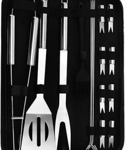 MaGiLL Accessories Kit Outdoor Bbq Tools Set Tools Griddle Accessories Set Stainless Steel Grill Bbq Spatula Kit