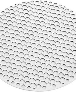 Stainless Steel BBQ Grill Mesh,Camping Grill, Grids Grates Stainless Steel Round BBQ Net Grill Mesh Roast Nets Bacon Grill Tool Iron Nets Camping Barbecue Accessories Grid Rack