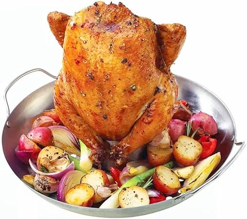 Barbecue Grilling Baking Pans Non-stick Chicken Roaster Rack with Bowl Turkey Baking Bbq Accessories Tools Barbecue Grilling Baking Pans Non-stick Chicken Roaster Rack with Bowl Turkey Baking Bbq Accessories Tools