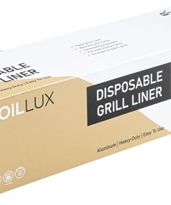 Restaurantware Foil Lux 19.7 x 12 Inch Barbecue Grill Liners 200 Disposable Grill Sheets – Easy-To-Use Oven-Ready Aluminum Grill Liners Heat-Tolerant Fits Most Standard Grills 2