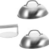 HANABASS 5pcs Stainless Steel Cooking Tongs Bbq Grill Tongs for Grilling Meat Clamp Bread Clip Kitchen Tool 4