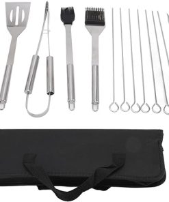 Premium BBQ Tool Set - Ergoesnomic, Non - Toxiced Stainless Steel Grilling Accessories for Family Outdoor Activities