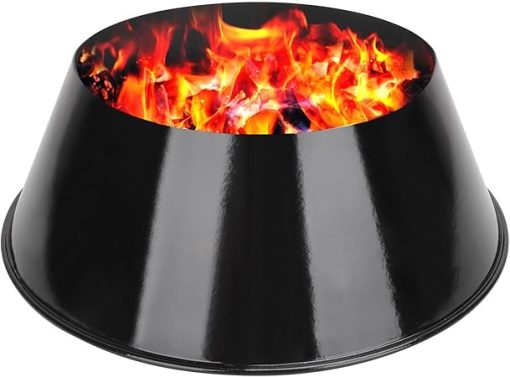 13" BBQ Whirlpool for Weber 22/26.75 WSM Smokey Mountain,XL Kamado,XL Big Green Egg,Kettle Grill Accessories,with Stainless Steel T Meat Hooks and Food Flipper Turner Hooks - Image 2