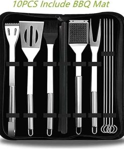 BBQ Tool Set 10PCS Barbecue Accessories Thermometer Barbecue Grill Accessories 2