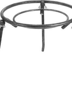 Detachable Tripod Cooking Rack for Outdoor Camping Heavy Duty Metal Firewood Ring Stand for Grilling Boiling Water and Simmering Stews
