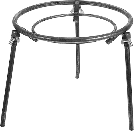 Detachable Tripod Cooking Rack for Outdoor Camping Heavy Duty Metal Firewood Ring Stand for Grilling Boiling Water and Simmering Stews Detachable Tripod Cooking Rack for Outdoor Camping Heavy Duty Metal Firewood Ring Stand for Grilling Boiling Water and Simmering Stews