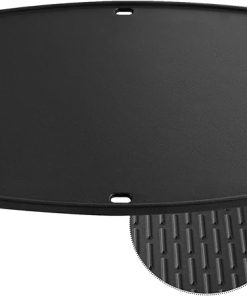7582 Griddle Replacement Parts for Weber Q1200 Q1000 Q1400 Q120 Q140 Q100 Cast Iron Full Size Griddle Reversible Flat Top Grill Griddle Insert Plate 6558 Weber Q 100/1000 Series 51010001 Grill Parts