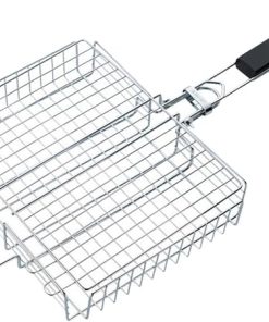 Kisangel 1pc Rack Portable Folding Barbecue Tool for Outdoor Camping for Fish and Meat Space-saving Design for Parties and Gatherings
