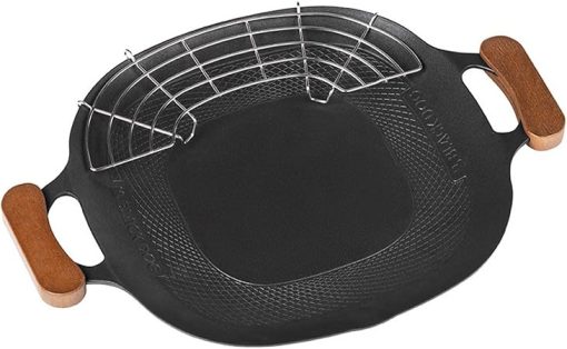 Barbecue Supplies,Outdoor Cooking Pans Roastig Grilling Plate Cooking Tool Camping Equipment Stovetop Bakings Tray for Adventurers
