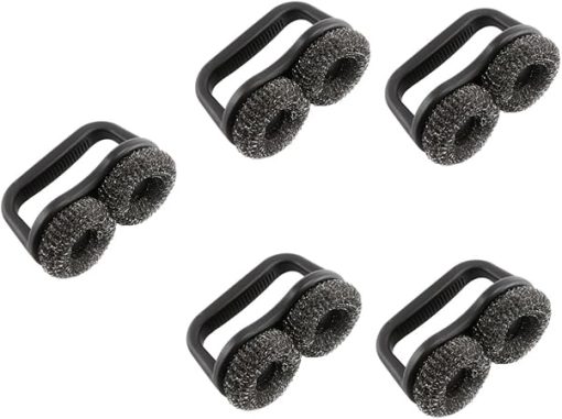 Yardwe Multifunctional BBQ Cleaning Brush Durable Grill Brush Lightweight Compact Design Essential BBQ Accessories Tool for Outdoor Cleaning Present for Grill Lovers