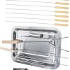 MERRYHAPY Stainless Steel BBQ Tool Set Outdoor Grill Accessories Kit Storage Box 3