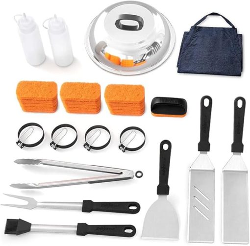 Outdoor BBQ Stainless Steel Frying Shovel Set Multifunctional Barbecue Tool Set