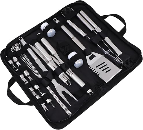 MERRYHAPY Accessories Kit 8-in-1 Grill Utensils Set for Outdoor Cooking Grill Tools MERRYHAPY Accessories Kit 8-in-1 Grill Utensils Set for Outdoor Cooking Grill Tools