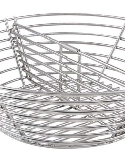 Lump Charcoal Fire Basket with Divider Big Green Egg Accessories,Stainless Steel Grill Ash Baskets for The Large Big Green Egg,Kamado Joe Classic