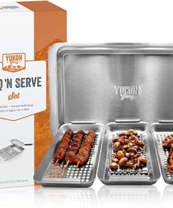 Yukon Glory™ BBQ 'N SERVE Grill Baskets (BBQ 'N SERVE SET)