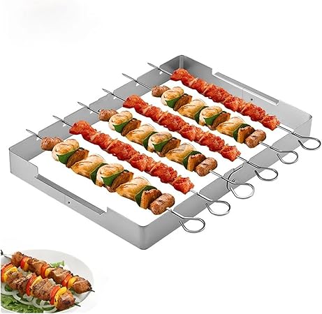 BBQ Grill Stainless Steel BBQ Grill Folding BBQ Grill Fit for Mini Pocket BBQ Grill Barbecue Accessories Home Park Use Portable BBQ Rack Tools Picnic 2 BBQ Grill Stainless Steel BBQ Grill Folding BBQ Grill Fit for Mini Pocket BBQ Grill Barbecue Accessories Home Park Use Portable BBQ Rack Tools Picnic - Image 2