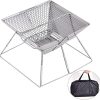 Barbecue Supplies,Portable Foldable Camping Barbecue BBQ Tool Kits for Outdoor 3
