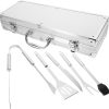 BESPORTBLE 3 Sets Stainless Steel BBQ Tools Grilling Fork Tong Multi-Functional Set Perfect for Outdoor Cooking 4