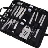 Griddle Accessories Kit,19 PCS BBQ Accessories for Blackstone and Camp Chef,Stainless Steel Flat Top Grill Accessories with Carry Bag Professional Hibachi Tools Gifts for Outdoor BBQ 3