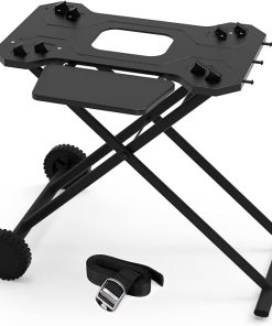 Stanbroil Portable Griddle Stand For Blackstone Griddle 22 Inch & 17 Inch, Outdoor Fold Grill Cart Stand with Wheel and Shelf for Blackstone Table Top Griddles 17” 22”