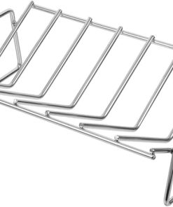 Dual-Side Rib Rack for Barbecue Outdoor Grill Tool Charcoal Grill Accessory