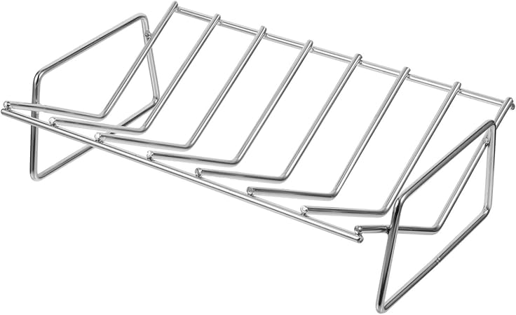 Dual-Side Rib Rack for Barbecue Outdoor Grill Tool Charcoal Grill Accessory Dual-Side Rib Rack for Barbecue Outdoor Grill Tool Charcoal Grill Accessory