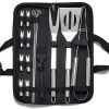 Heavy Duty BBQ Grilling Tool Sets, Stainless Steel BBQ Tool Set Grill Accessories, Portable Grill Barbecue Tool Set with Storage Bag, for Outdoor Camping Barbecue
