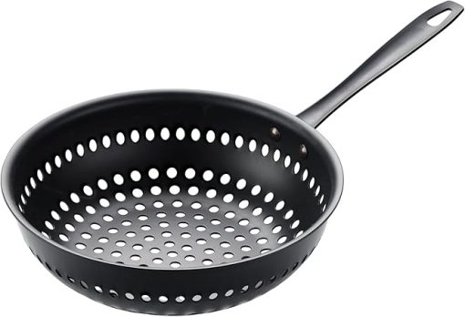 Tramontina Churrasco 10 Inch BBQ Round Carbon Steel Wok, 80905/017DS