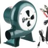 THAMBA Outdoor Cooking BBQ Fan Air Blower, Electric Blacksmith Forge Blower, Camping Picnic Accessories with Speed Regulator and Air Duct (Size : 30W)
