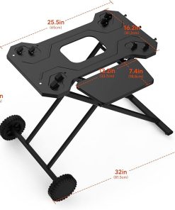 Stanbroil Portable Griddle Stand For Blackstone Griddle 22 Inch & 17 Inch, Outdoor Fold Grill Cart Stand with Wheel and Shelf for Blackstone Table Top Griddles 17” 22” 2