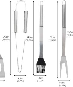 KESYOO Full Pack Grilling Accessories Outdoor BBQ Tools Kit Compact Lightweight Design 2