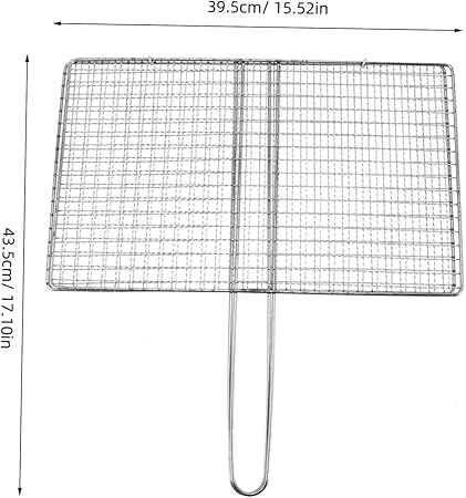 BESPORTBLE Stainless Steel Bbq Fish Grill Basket Durable Rack for Grilling Seafood Vegetables for Camping Picnics Easy to Clean Portable Cooking Equipment 2 BESPORTBLE Stainless Steel Bbq Fish Grill Basket Durable Rack for Grilling Seafood Vegetables for Camping Picnics Easy to Clean Portable Cooking Equipment - Image 2