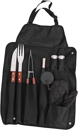 Full Set BBQ Tools Portable Grill Utensils Kit Fork Knife Clip Seasoning Bottles Glove Stainless Steel BBQ Utensils for Outdoor Cooking Full Set BBQ Tools Portable Grill Utensils Kit Fork Knife Clip Seasoning Bottles Glove Stainless Steel BBQ Utensils for Outdoor Cooking
