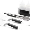 KettlePizza Deluxe 22.5 – Pizza Oven Kit for 22.5 Inch Kettle Grills, Includes Imported Pizza Stone & Wood Pizza Peel 3
