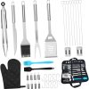 Bbq Tool Set 35pcs Bbq Grill Tools Stainless Steel Essential for Outdoor Grilling