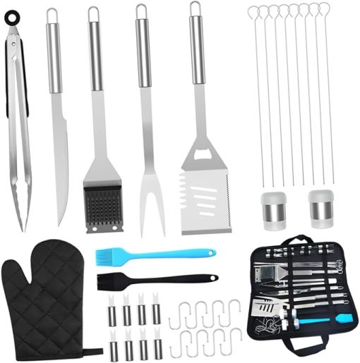 Bbq Tool Set 35pcs Bbq Grill Tools Stainless Steel Essential for Outdoor Grilling