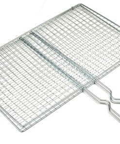 MaGiLL BBQ Sets with Case, Barbecue Grilling Basket,Barbecue Accessories Supplies Grilled Fish Clip Large Barbecue Clamp Grilled Fish Tool BBQ