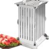 49 Holes Skewer Kebab Maker Tool, Manual Skewer Machine, Skewer Making Tool, 49 Skewers/5min and Even in Size, 304 Stainless Steel Material, Simple to Disassemble and Clean, for BBQ Party