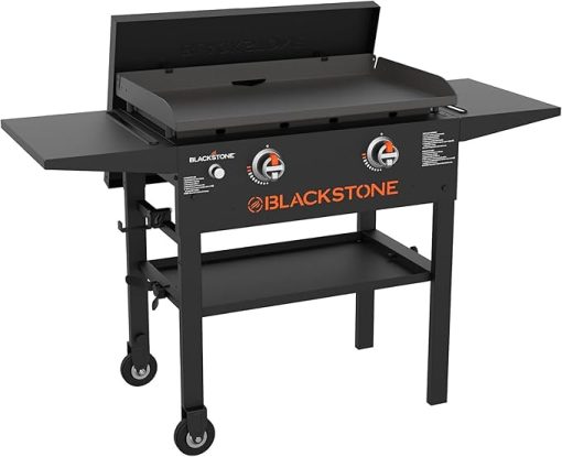 Blackstone 2269 28” Original Omnivore Griddle with Hard Cover, Powder Coated Steel, Black