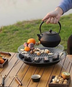 Portable Broiler Cooking Stove Barbecue Plate Portable Barbecue Plate 2