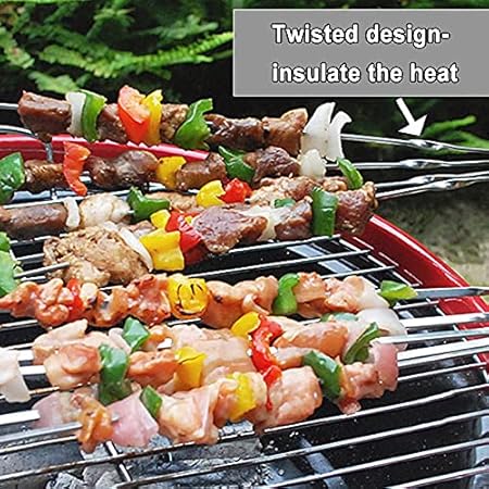 BBQ Tools Set Grill Accessories Skewers Tongs Spade Brush Glove Outdoor Barbecue Utensils (Size : 15 pcs) (23 pcs) 2 BBQ Tools Set Grill Accessories Skewers Tongs Spade Brush Glove Outdoor Barbecue Utensils (Size : 15 pcs) (23 pcs) - Image 2