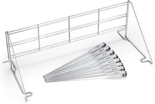 Weber Elevations Tiered Cooking System Grill Rack And Skewer Set